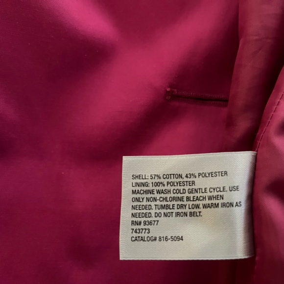 Hot Pink Worthington Belted Blazer - Picture 3 of 6